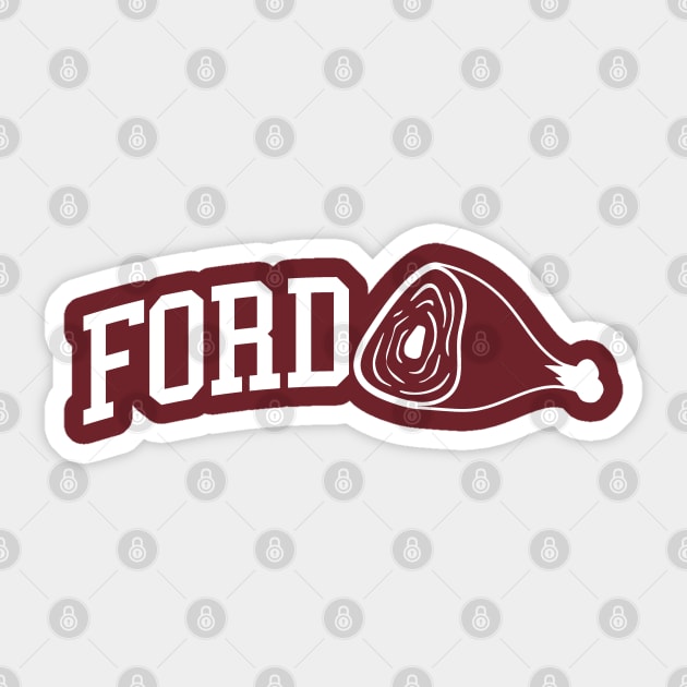 FordHAM University Sticker by UselessRob